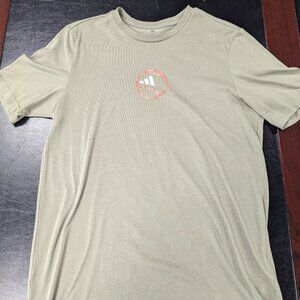 Adidas Tennis T Shirt Aeroready Olive Green Medium